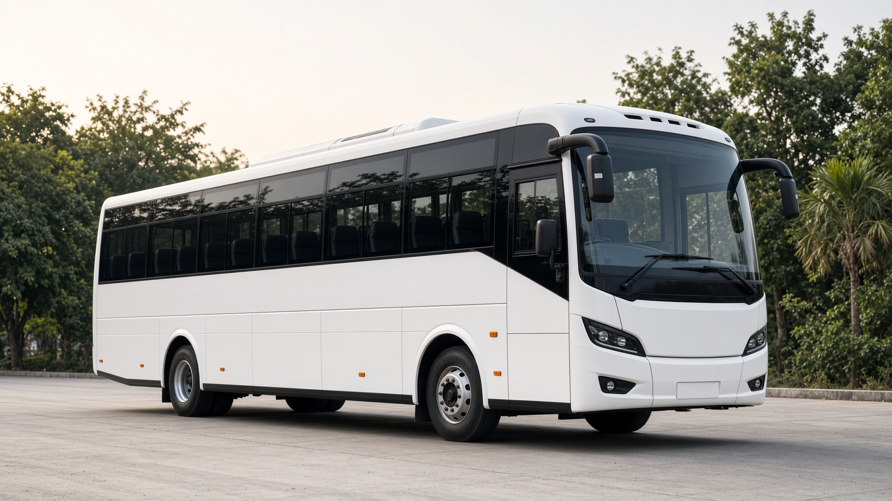 A new white executive coach, no markings